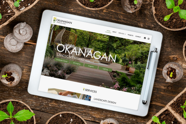 Web design, development and SEO for Okanagan Landscape Studio.